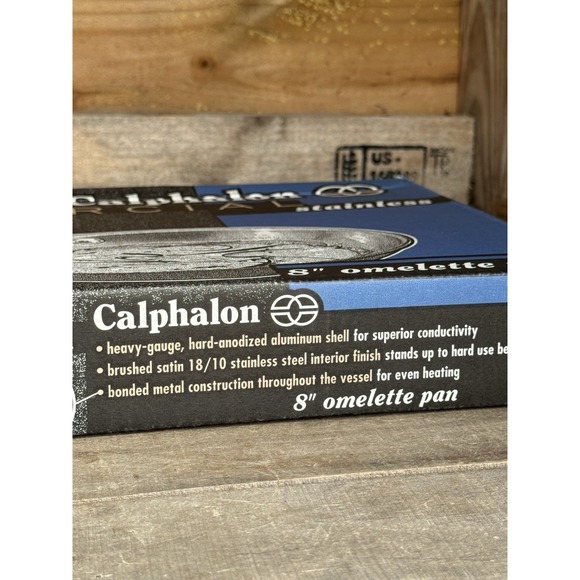Calphalon Classic 1388 8 In. Omelet Frying Pan Skillet Stainless Steel - Picture 11 of 16